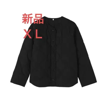 이번 시즌 모델 무인양품 포근한 솜 퀼팅 자켓 여성 XL 블랙