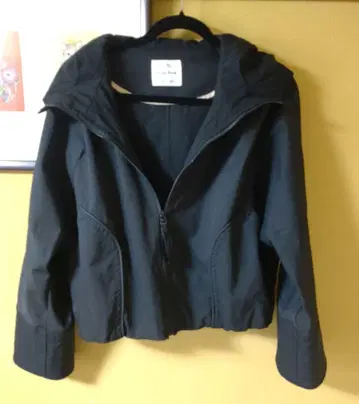 [ Scrap Book ] 리브 후드 숏코트 자켓 사이즈 38