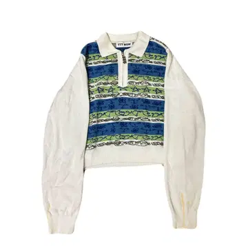 TTT MSW 지퍼 폴로 니트