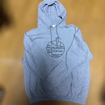 후르츠 오브 더 룸 후드 맨투맨 XL