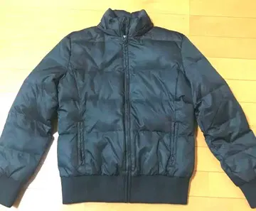 무인 다운 봄버 자켓 블루종