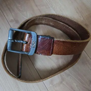 Levi's 벨트 브라운 실버 버클
