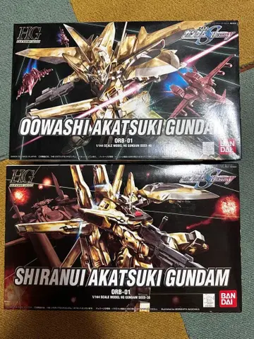 건담 프라모델 HG 아카츠키 오오와시& 시라누이 세트 1/144
