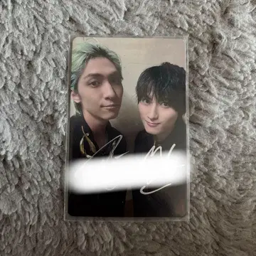 이이지마 소우 후루카와 츠요시 투샷 사인 트레이딩 카드