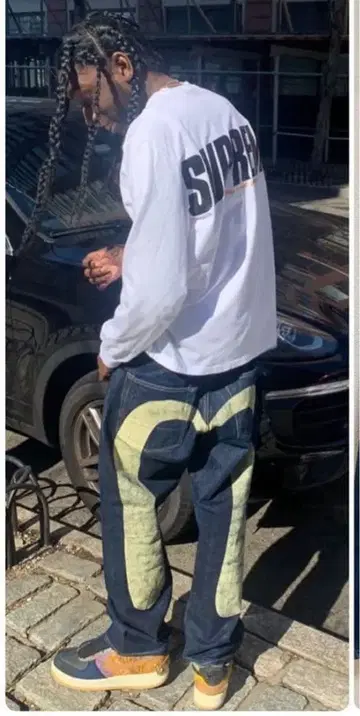 EVISU 에비수 화이트 대흑 화이트