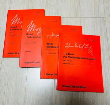 모차르트 하이든 바흐 피아노 악보 4권 세트 (빈 원전판)