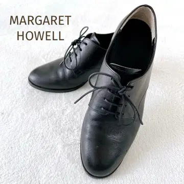 MARGARET HOWELL 레이스업 슈즈 가죽 천연 가죽 블랙 22.0