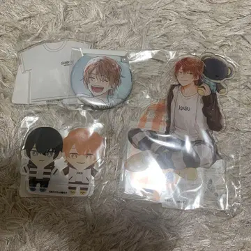 미나토 상사 코인 랜드리 아크릴 스탠드 캔뱃지 세트