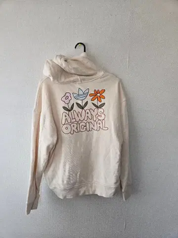 [ adidas ] 꽃무늬 후드티 L 사이즈