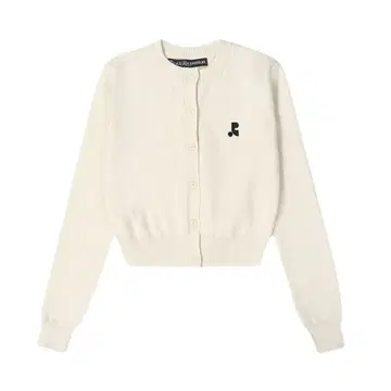 Rest&recreation 아이보리 버튼 달린 가디건 긴팔