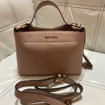 GIANNI NOTARO 핑크 베이지 가죽 토트백