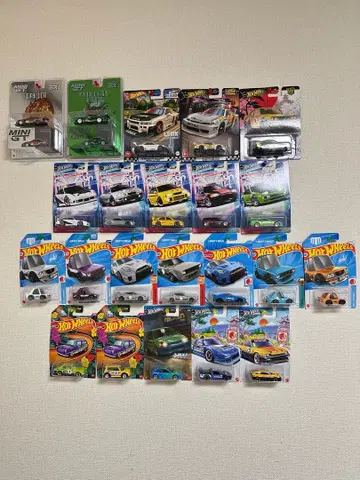 Hot Wheels & MINI GT 미니카 세트 22개