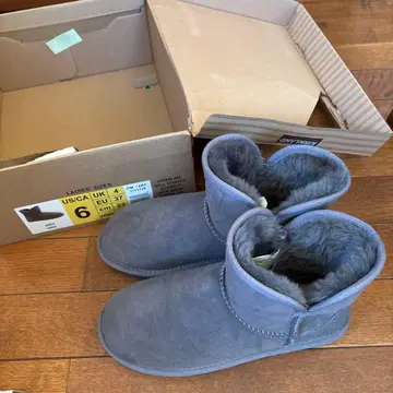 가격 인하 그레이 어그 부츠 UK 6 23cm 새상품급