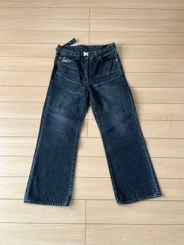 sacai 데님 팬츠 블랙