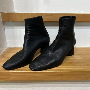 TODAYFUL square short boots 블랙 부츠 37