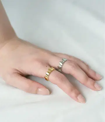 33 club. 하트 반지 골드 2세트