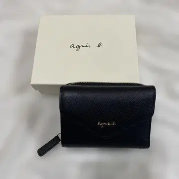 아네스 베 블랙 3단 폴더형 지갑