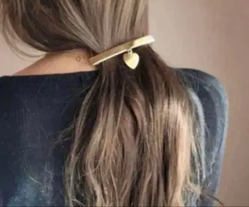 luijewelry 루이 주얼리 드롭 하트 바레트