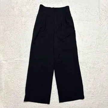 LEPSIM 하이웨스트 턱 팬츠 블랙 슬랙스 출퇴근 캐주얼 무지 2396