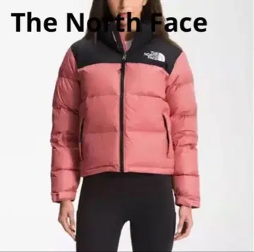 더 노스페이스 다운 자켓 핑크/블랙