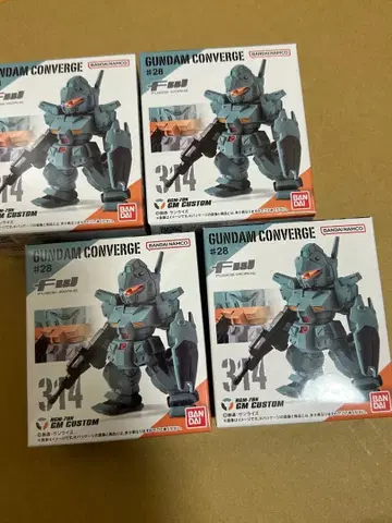 건담 컨버전스 짐 커스텀 & 짐 쿠엘 총 4개