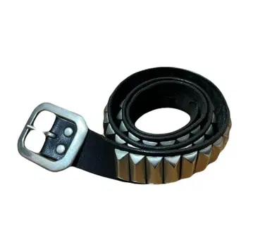 스터드 leather 벨트 black