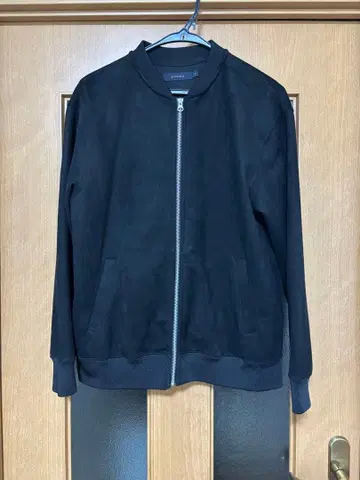 새상품급 RAGEBLUE 집업 블루종 스웨이드 원단 블랙 S