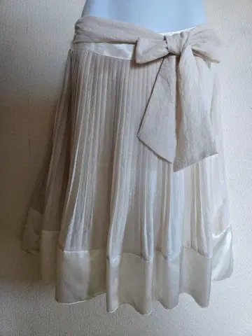 KETTY 아이보리 플리츠 스커트 38