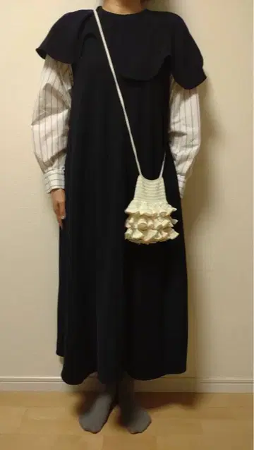 프릴 미니백 핸드메이드 에이미 그랑 레이스실