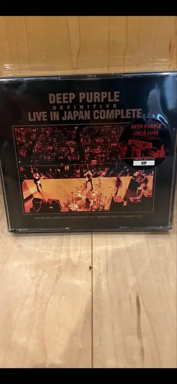 딥 퍼플 DEFINITIVE LIVE IN JAPAN 3CD 새상품