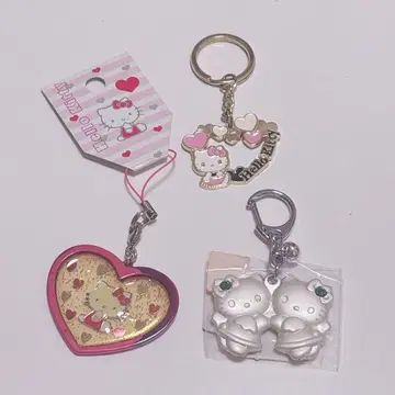 헬로키티 키링 세트 하트 별자리 USJ