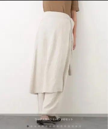 [ 나노 유니버스 ] 팬츠+랩 스커트 미사용 새상품 정가 38,500엔
