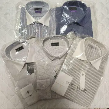 와이셔츠 5세트 남성용 긴팔