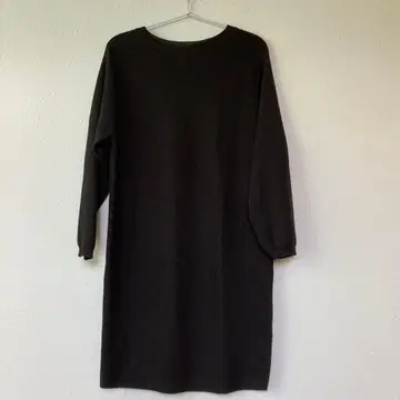 MICA&DEAL 운모&디 긴팔 블랙 니트 원피스