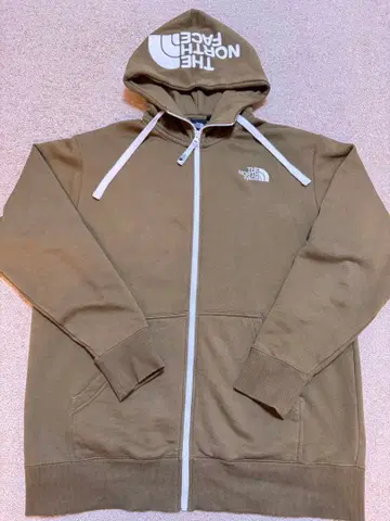 THE NORTH FACE 풀 집업 후드티 XL 올리브