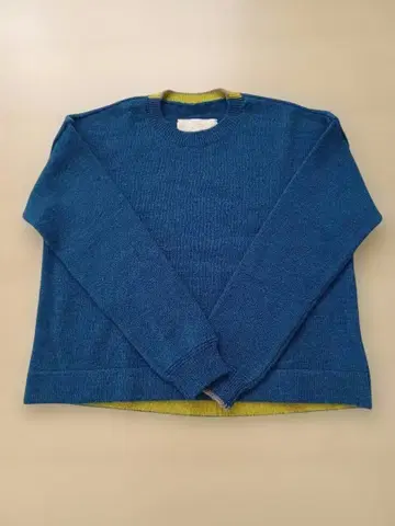 파라스라레스 울 니트 파랑 S