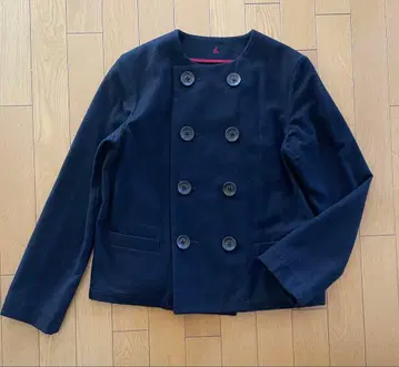 45R 네이비 더블 노카라 자켓