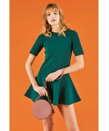 snidel 반팔 플레어 원피스