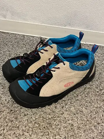 KEEN 아웃도어 신발 베이지/블랙/파랑 28.0