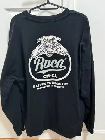 RVCA M 사이즈 롱T 호랑이 디자인