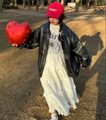 nemne store 가죽 자켓 릴랙스 핏 가죽 자켓