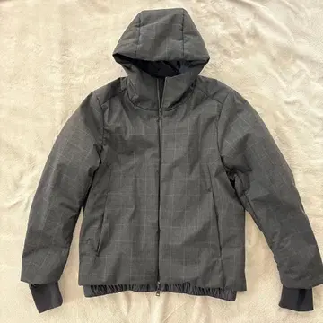 남성용 후드 부착 충전솜 점퍼 ( S )