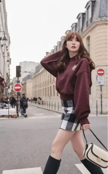 HLT 라운지 후디 - 체리 브라운 / M