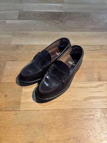 REGAL 다크 브라운 가죽 로퍼