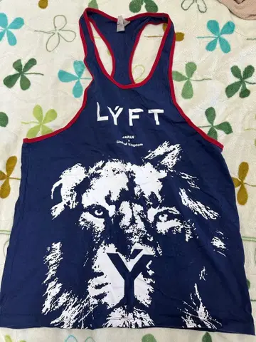 LYFT 라이온 프린트 탱크탑