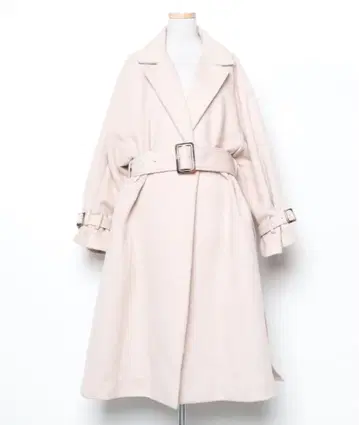 [ CHICO ] 베이지 벨트 포함 롱 코트