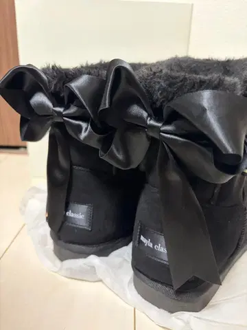 mayla classic 블랙 어그 부츠 스노 블랙 40