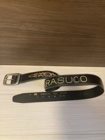 PARASUCO 자수 블랙 벨트 M 사이즈