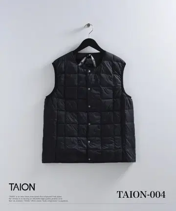TAION-004 블랙 다운 베스트