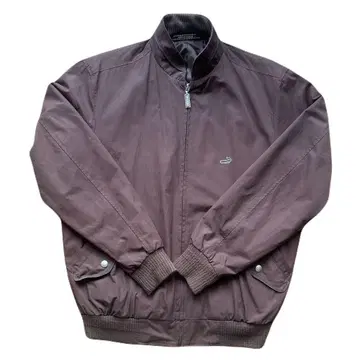 크로커다일 블루종 자켓 브라운 짧은 기장